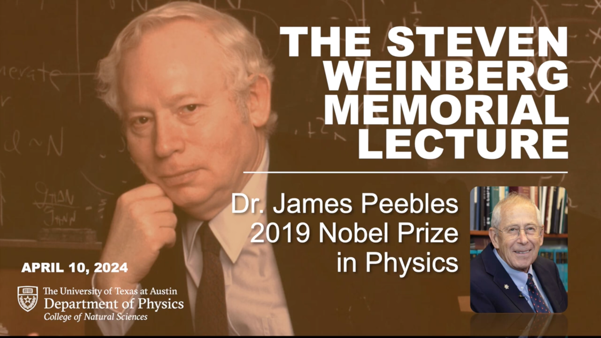 2024 Weinberg Memorial Lecture